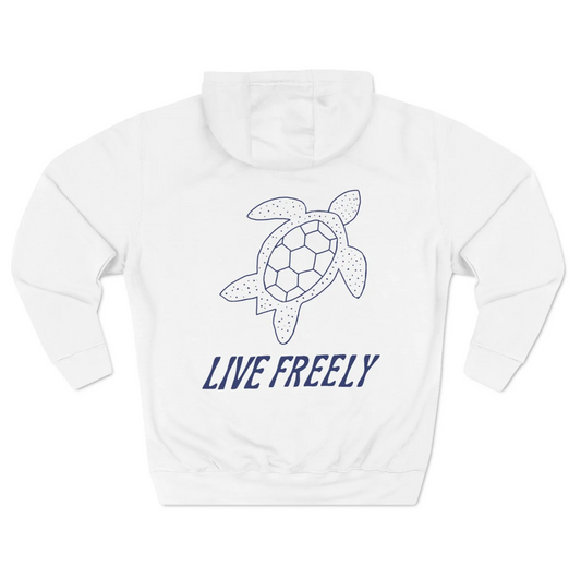 LIVE FREELy Turtle Hoodie